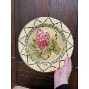 CULINARY ARTS STUDIO COLLECTION Dinner Plate Grapes 10 3/4" Replacement